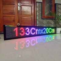 running text RGB full colour,outdoor 133x20