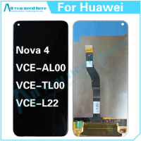 For Huawei Nova 4 VCE-AL00 VCE-TL00 VCE-L22 LCD Display Touch Screen Digitizer Assembly For Huawei Nova4 Screen Replacement