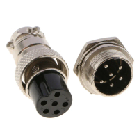 Gx16-6Pin Aviation Plug Connector Aviation Plug Socket