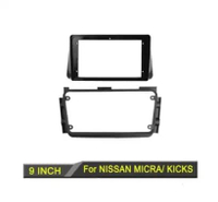 FRAME HEADUNIT ANDRROID 9 INCH NISSAN MICRA / MARCH / KICKS 2017