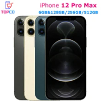 Original Apple iPhone 12 Pro Max 5G LTE 6.7 ''6GB และ128/256/512GB IOS A14 Bionic Hexa Core Triple 12MP Face ID โทรศัพท์มือถือ