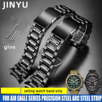 High-quality Stainless Steel Watch Strap For Citizen Skyhawk JY8074 JY8085 Evangelion EVA Co branded Men's Metal 22MM Watch band