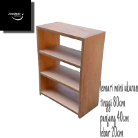 Lemari Mini Kayu Mahoni Solid Minimalis Berkualitas - Furniture