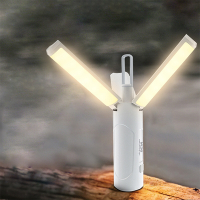Conalife 摺疊充電式三葉露營燈手電筒（1入）