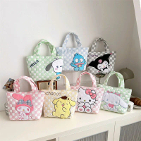 Tas Totebag tas Bahu Tas Jinjing Kuromi Ugly fish, Melody, Cinamoroll Handbag