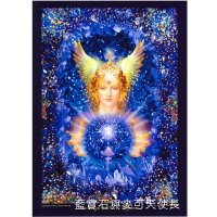 藍寶石與麥可天使長 Sapphire &amp; Michael【美國進口正版作品】- 水晶天使系列畫