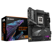 【GIGABYTE 技嘉】X870 AORUS ELITE WIFI7 DDR5 主機板+AMD R5 9600X代理盒裝 6核12緒 中央處理器(M+C組合)