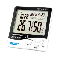 【MASTER】電子式溫濕度計 大螢幕溫度計 鬧鐘 溫溼度計 濕度計 電子溫度計 5-TAHS(溫濕監控 數位顯示)