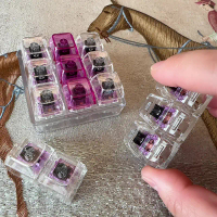 9 ống Hàn Keycaps Keychain Fidget đồ nơi Ống lo âu điểm Keycaps quảng cáo ống thông DIY Keycaps đồ n