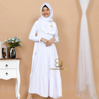 VINA KIDS GAMIS cringkle ANAK perempuan remaja tanggung 9-17 tahun fashion muslim longdress KID girl