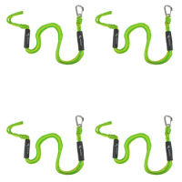 4X Moocy Boat Bungee Dock Line With Hook Bungee Cords Docking Rope Mooring Rope