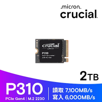 美光 Micron Crucial P310 2TB 2230 2000G NVMe M.2 PCIe SSD 固態硬碟