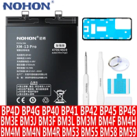 NOHON BP4D BM3L BM58 Battery For Xiaomi Mi 13 Pro 8 9 SE 9T 10T 11T 10 Lite 11 Ultra 12 9S 10S 12S 12X Mix 4 Replacement Bateria