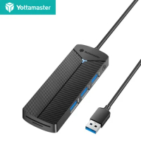 Yottamaster 4in1 USB Hub Type C 4Port Side Splitter USB 3.0 5Gbps Expansion Dock Ultra Slim OTG Adapter for MacBook Ipad Pro