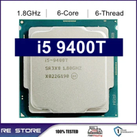 Used Core i5-9400T i5 9400T 1.8GHz Six-Core Six-Thread CPU Processor 9M 35W LGA 1151