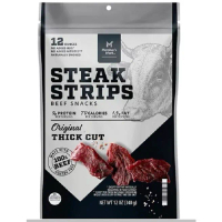 12oz (340g) Best B4 03/2027 Member's Mark Beef Steak Strips Beef Jerky --Direct Import From U.S.A
