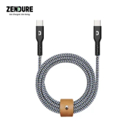 Zendure SuperCord 200cm Kevlar 100W USB-C to USB-C Cable USB 3.0 PD fast charge for Type C Smartphone and Laptops