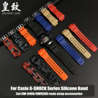 Rubber Wristband Strap For Casio G Shock GW9400 GW 9400/9300 Replacement Bracelet Resin Waterproof Watch band Accessories 16MM