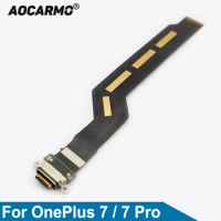 Aocarmo For OnePlus 7 / 7 Pro USB Charging Port Charger Dock USB Connector Flex Cable Replacement Part