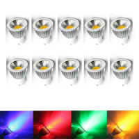 10pcs LED Lamp Spotlight BULB 9W 12W 15W Spot Light Bulb 220V COB SMD lampara LED GU 10 Bombilla GU1