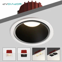Stylish Bedroom led Downlight Recessed Led Ceiling Downlight Square/Round Aluminum High Quality Spot Led 7W 12W Ceiling Lamp