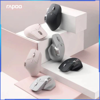 Rapoo Mt760 Game Mouse Three Mode 2.4g Bluetooth Wireless Mouse Light Mute Mouse Game E-sports Mouse Windows Office Game Gift
