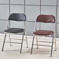 家用摺疊椅子便攜辦公會議椅簡約電腦椅餐椅座椅培訓椅凳子靠背椅 WD 領券更優惠