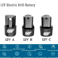 12V Electric Drill Rechargeable Battery For Household Cordless Electric Screwdriver Mini Power Tools Batteries