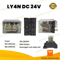Relay LY4N DC 24V 14 pin Riley 24 Volt 14p 10a