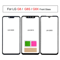 For LG G8 G8X G8S ThinQ Touch Screen Panel For LG G810 G850 G820 Front Glass Panel Screen Replacement Parts