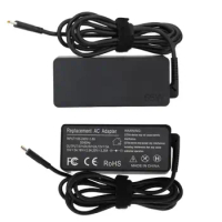 65W Type-C Laptop Charger Fast Charging Automatic Detection Universal Power Adapter for Lenovo T480 T490 T490S T480S