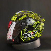 HELM KYT NFJ ESPAGARO 2020 HALFFACE DOUBLE VISOR KYT NFJ