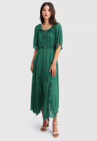 Belle & Bloom Amour Amour Ruffled Midi Dress