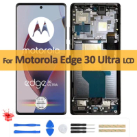 6.67" Original LCD For Motorola Edge 30 Ultra XT-2201 LCD Display Touch Screen Digitizer Assembly With Frame For Moto Edge X LCD