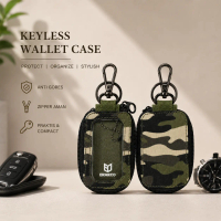 Dompet Gantungan Kunci Mobil Keyless Universal | Sarung Remote Mobil Motor Smartkey | Case Resleting