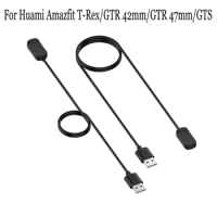New 1M USB Magnetic Cable Charging Data Charger For Huami Amazfit T-rex/GTR 42mm/GTR 47mm/GTS Smart Watch Dock Adapter