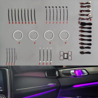 Car Ambient Light Fit for Geely LYNK&amp;CO 01 Interior Light Replacement Original Car Screen Control 19 Lights Ambient Light