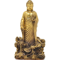 純銅站蓮大日如來佛祖阿彌陀佛佛像擺件佛堂居家供奉家用客廳神像