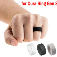 Sports Silicone Ring for Oura Ring Gen 3 Running 6-13 Size 3 Colour Anti-Scratch Hypoallergenic Flexible Finger Rings Protector