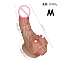Male Muscle Soft Co ck Realistic Strapon Big Dildos Skin Feel Pe nis Double Silicone Suction Cup Di