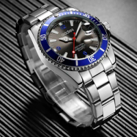 addies Brand Men Quartz Wristwatch Fashion Luxury Full Steel Male Waterproof Watches Man Calendar Date Watch Relogio Masculino