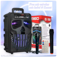 Speaker Bluetooth Karaoke DK-781 Free Mic wireless & mic kabel, remot speaker 8,8Inchi Salon Aktif P