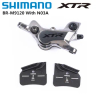 Shimano XTR M9100 M9120 Four Piston Hydraulic Disc Brake Caliper N03A Resin Ice Tech Pads N04C Metal For MTB Bicycle Bike