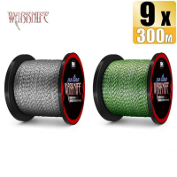 【全球優品匯】Warknife路亞300米9編PE線 0.8-40號黑白黑綠花線 專業大力馬九股編織線 魚線主線布線 海