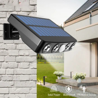 Outside lights for patio Waterproof focos solares para patio Street Yard Garden Solar Lamp Motion Sensor Security Lighting