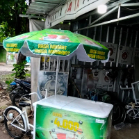 gerobak kopi sepeda gowes manual