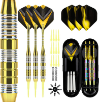 Soft Tip Darts Set 3 Aluminum Shaft Professional Darts Plastic Tip Sets 2BA Replacement Tips + Extra