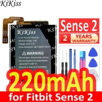 220mAh KiKiss Powerful Battery for Fitbit Sense 2 sense2 Smart Sport Watch