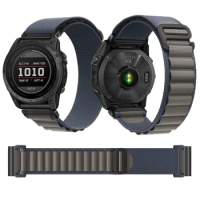 Nylon Alpine Loop Strap Wristband For Garmin Quatix 7 Pro Fenix 7X 6X Pro Forerunner 965 Smart Watch Quick Release Band 22/26mm