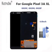 6.0" For Google Pixel 3a XL LCD Display Touch Screen Digitizer Replacement Parts Full New Panel Glass For Google Pixel 3aXL
